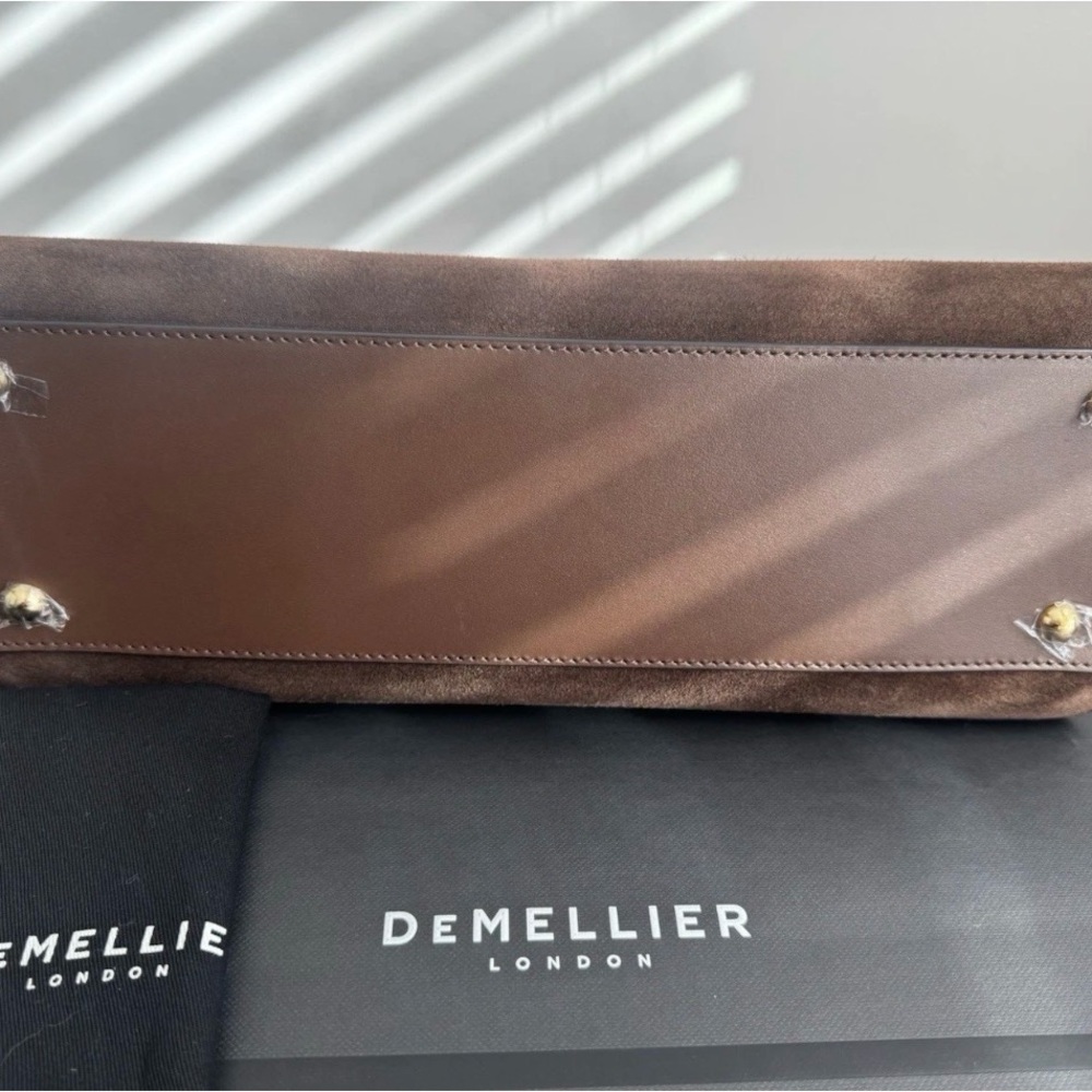 Demellier The Midi Hudson  Mocha Suede & Mocha Smooth - Picture 8 of 9